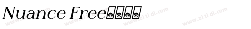 Nuance Free字体转换